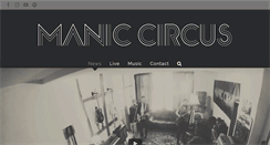 Desktop Screenshot of maniccircus.com